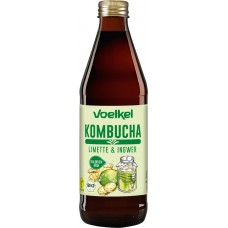 Kombučia gėrimas, žaliosios citrinos ir imbiero skonio, ekologiškas (330 ml)